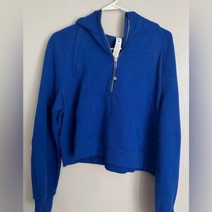 Lululemon blue scuba size M/L excellent ✨ blue 💙 hoodie